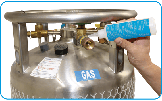 Leak check solution