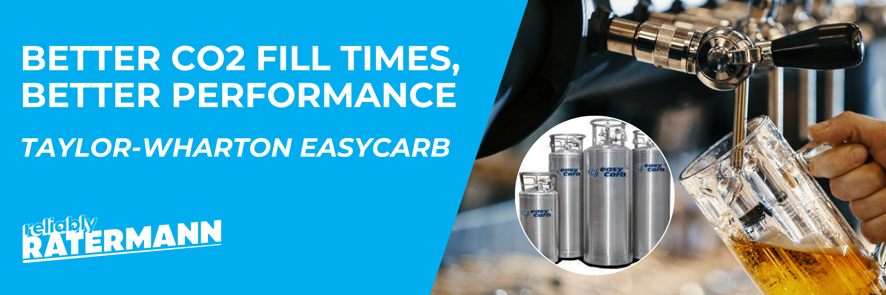 Better CO2 Fill Times, Better Performance with Taylor-Wharton EasyCarb